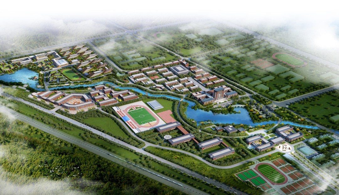 学校鸟瞰图